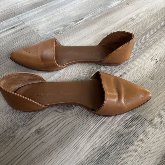 Common Projects Tan Leather Flats - Picture 2 of 8